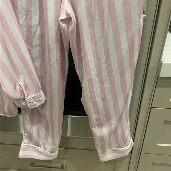 PLUSH: Pink & White Stripped Long Sleeve & Pant Pajama Set - Picture 11 of 12